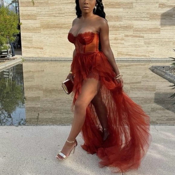 x REVOLVE BUSTIER GOWN size small - Picture 6 of 9